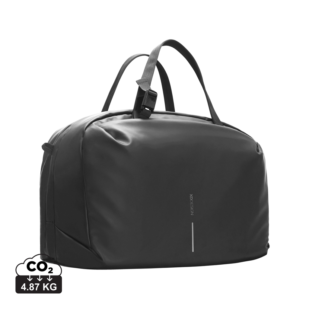 Sac week-end étanche à personnaliser doublure rPET URBAN Noir et Gris